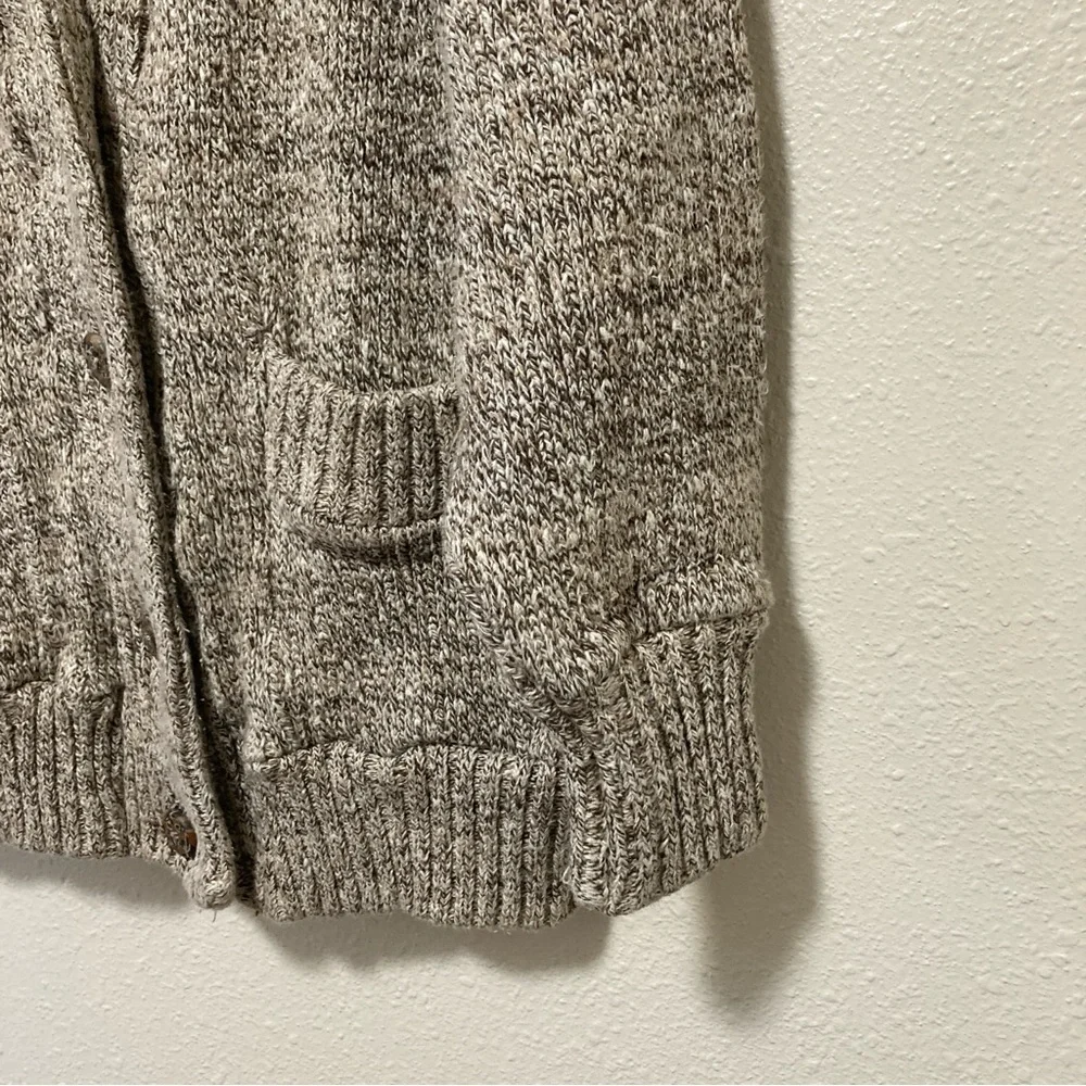 Willapa Bay Knits Women's Handmade Sweater Cardigan Button Front Pockets Beige S - Picture 4 of 16